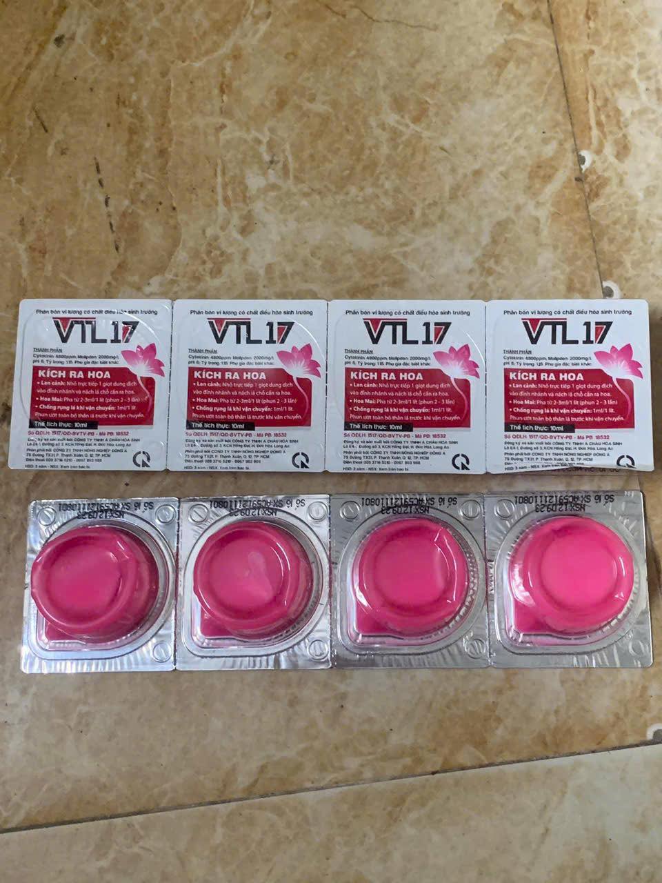 Phân bón vi lượng VTL17 kích hoa, kích nụ cho hoa mai , hoa lan Phân bón vi lượng VTL17 kích hoa, kích nụ cho hoa mai , hoa lan