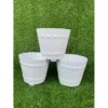 chậu nhựa hình thùng gỗ trồng cây (18x16cm)
