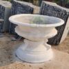 Chậu xi măng Ly Trắng 1m2 (Dáng Lùn)