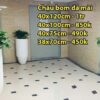 Chậu Đá Mài Tròn Hình Bom