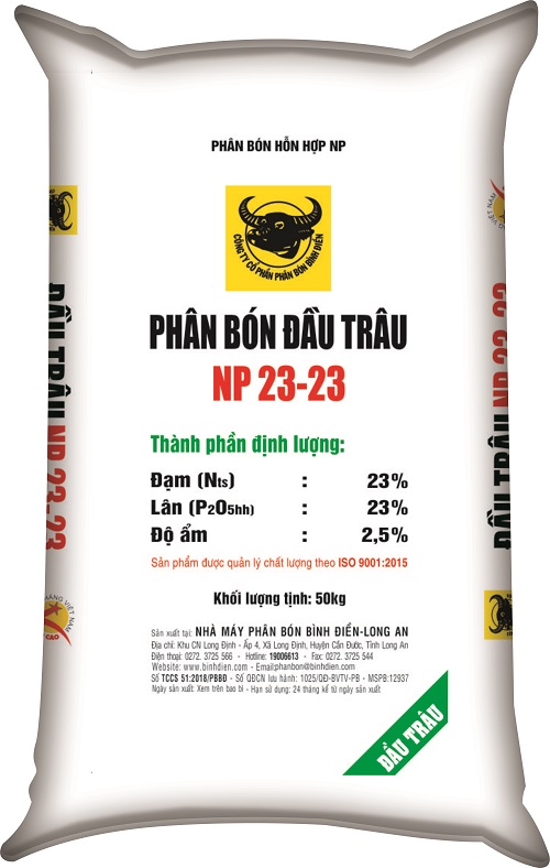 PHÂN BÓN NP ĐẦU TRÂU 23-23 PHÂN BÓN NP ĐẦU TRÂU 23-23